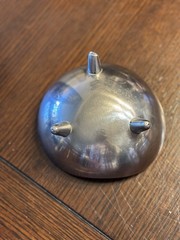 Stainless Steel Tri-Corner 5” Trinket Bowl Made In Denmark