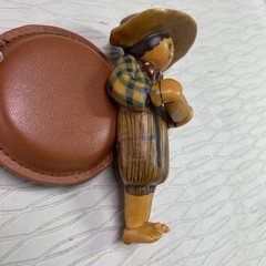 1980’sORIGINAL Christina Mae Risley Resin Figurine Ornament Country Gallery 4.5”