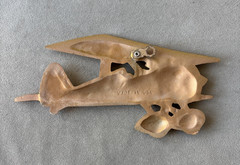 Vintage MADE IN USA 1975 9” Cast Iron AirPlane Plaque hanging wall decor