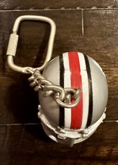 Ohio State Football Key Chain Lot – Bobblehead, Helmet, Player, & Ohio Stadium