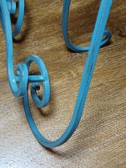 Turquoise Ornate Metal Display EASEL HOLDER STAND for Books or Pictures 15”x10”