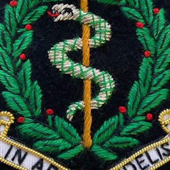 Royal Army Medical Corps Blazer Badge Embroidered British Army