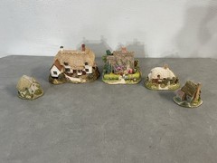 Lot of 12 Lilliput Lane Cottages Miniature Village Buildings England With Boxes