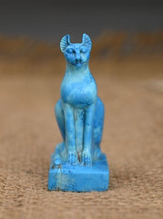 Unique Ancient Egyptian Bastet Statue Antiques Pharaonic Cat Antique Bast BC