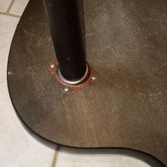 Biomorphic Modernist Art Deco Table – Amoeba Liquid Puddle Irregular Shaped