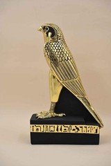 Hand Carved Horus God Statue Ancient Egyptian Stone Sculpture Stone Sculpture