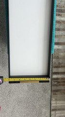 Tom Ford Luxury X-Large Wooden Tray White Black Gold Handles 32“x8″x1.25″