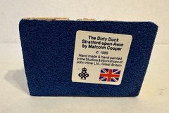 Vintage ‘The Dirty Duck’ Malcome Cooper 1988 John Hine Painted Great Britain Pub