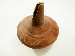 Pre-Columbian Tlatilco Incised Terracotta Bowl circa 1500-1000 BC CAA-225