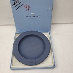 CONCORDE WEDGWOOD PORTLAND BLUE JASPER COLLECTION DISH BOXED Jet On Lip Of Tray