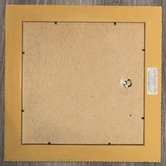 Bamboo Design Wooden Picture Frame 15.25” Ready to Hang Kids Room Handmade