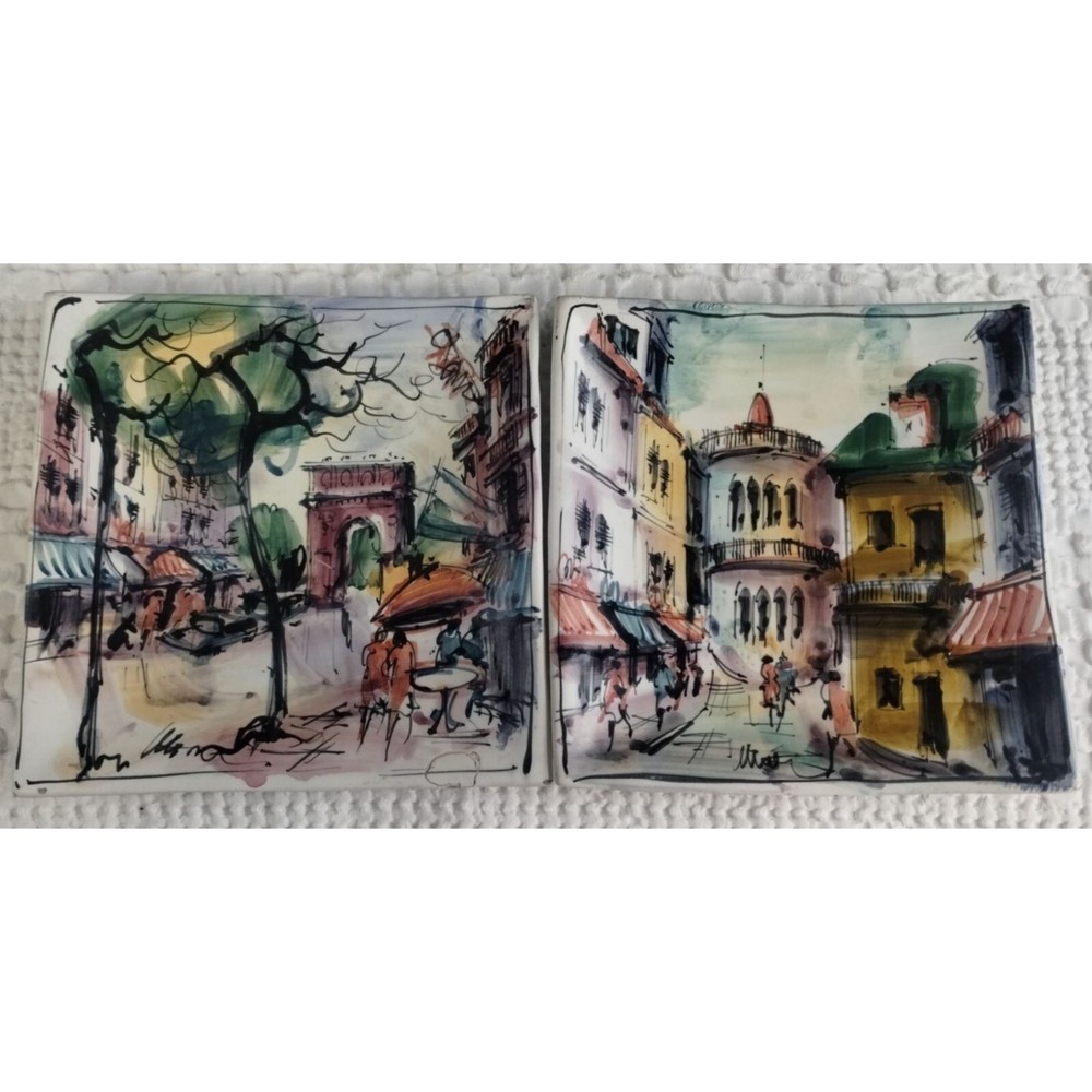 Made In Italy Vintage 2-Piece Home/Wall Decor/Art SKU 2687