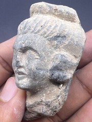 Un Touch Ancient Old Gandhara Civilization Buddha Head Statue Figure