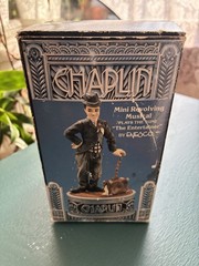 1989 Enesco Charlie Chaplin Musical ” The Entertainer ” Vtg Mint RARE With Box