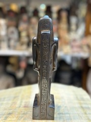 Solid Stone Ancient Egyptian Antiques Wadjet Uraeus Statue Artifact Figurine