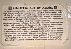 Julio Amaro 2000 “Rain of Shine” 453/1000, Signed Framed Painting Matted Art