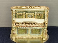 2000 LOUIS NICHOLE Victorian Piano Christmas Ornament