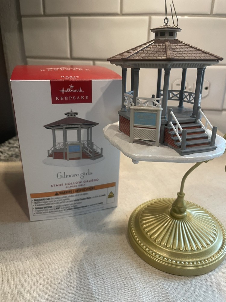 Hallmark Keepsake 2025 Magic Gilmore Girls Gazebo NIB song “Where You Lead”