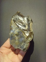 Lower Paleolithic – Chunky Acheulean notched chopper. c.450,000 BP.