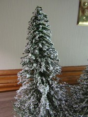 Department 56 “Frosted Norway Trees” Accessory, Set of 3, #5175-6, 1990 Pre-Own