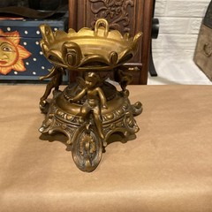 DAV Art NY Angels/Cherubs Putti/Candle Holder Bronze (Heavy)