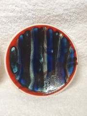 🔶️SGND 49 RETRO VINTAGE SPACE AGE POOLE POTTERY PLATE MOD MODERNIST POP ATOMIC
