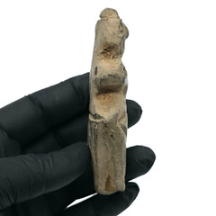 Ancient Mother Goddess Stone Idol – 2000 BC Fertility Worshiper Venus Figure