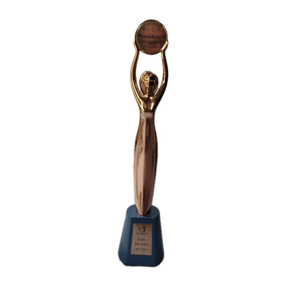 AVON Award Trophy Presidents Recognition #3 In District Sales Increase 2012-2013