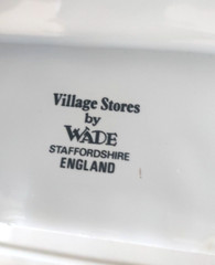 The Village Stores by Wade Staffordshire THE CHALK and CHEESE 2 Piece Set