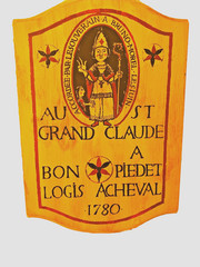 Replica Sign Tavern in Switzerland Wood Hand Painted 13” x 8 ½’