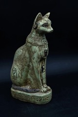 Egyptian Artifacts Rare Authentic Pharaonic Statue Of Egyptian Goddess Bastet BC