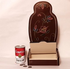 JEWELRY BOX vtg bunadsolv norwegian rosemaling bunad wall hanger norway folk art