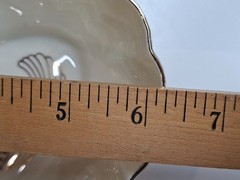 Belleek Heart Dish with Claddagh Image in Center 1980-1993