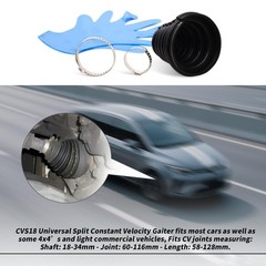 CVS18 Universal Split Constant Velocity Gaiter, Universal CV Boot Kit Split J…