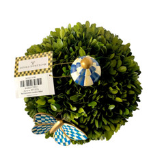 MacKenzie-Childs Royal Check Real Tree Architect’s Centerpiece Medium New, Box