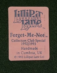 ​Lilliput Lane Forget-Me-Not 1992-1993 Club Special – Complete W/Box, Deed & COA