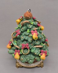 Fitz & Floyd 12 Days Christmas Five Golden Rings Lidded Limited Edition 2000