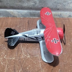 Cast Metal Aluminum Grumman Gulfhawk Airplane German Fighter Biplane