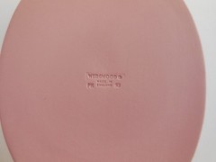 Wedgwood Pink Jasperware 5.25 Inch Dancing Hours Medallion Plaque