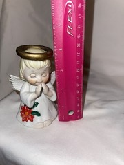 Vintage Porcelain Angel Bell Figurine