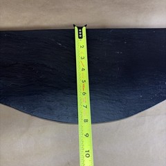 Vintage 1969 MCM DART HOMCO Black & Brown Wall Accent Display Shelf 3027