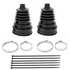 2 PCS Silicone CV Joint Boot Repair Kits Fit for 19mm to 24mm Shafts with 4 S…