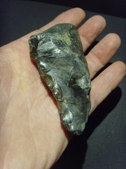 Lower Paleolithic – Fine Acheulean oblique end scraper. c.450,000 BP.