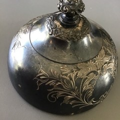 Dome Cover Flower Design Unknown Vintage Antique