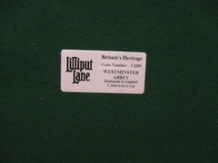 Lilliput Lane Westminster Abbey. Mint in its original box with a deed.