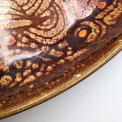 Poole Pottery Aegean Viking Ship Plate 12.5 Inch Abstract Modernist Ceramic MCM