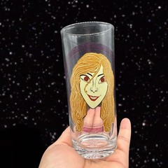 DISNEY HOCUS POCUS 10oz Glasses Sanderson Sisters Halloween 6”T 2.5”W Set Of 4