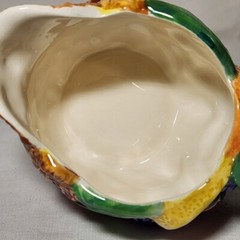 Fitz and Floyd 1994 FRUIT TANGO 10 oz Pineapple Creamer Sauce Serving Piece
