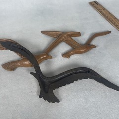 Vintage Set 2 Homco Seagulls Birds Flight Wall Art Decor Plastic MCM