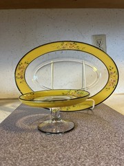 Vintage Reverse Painted
